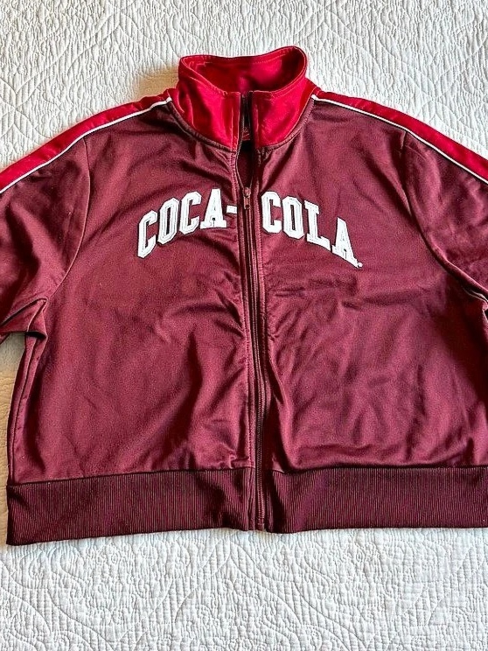 Coca-Cola Red Track Jacket Size XL